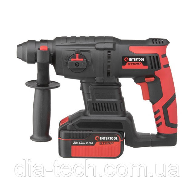 Перфоратор акумуляторний із безщітковим двигуном 20 В INTERTOOL WT-0370