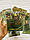Новорічна куля пласка прозора з малюнком Тигра 2023 10 см (Узгодьте колір), фото 3