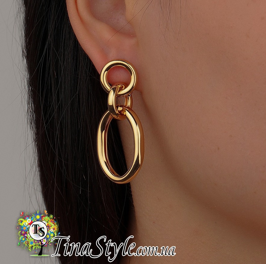 Сережки сережки SEX тренд Круті довгі висячі сережки, фото 1