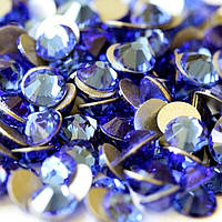 Сапфіровий | Sapphire Стрази Імітація Swarovski (Розмір 3ss; Тип_нанесения Клей Е6000)