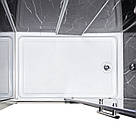 Гідробокс TKF 7715 Чорний онікс BG 120х80х210 дрібний піддон, фото 5