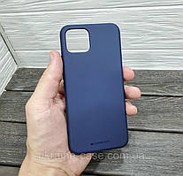 Матовий чохол Goospery Google pixel 4 XL синій тонкий силіконовий