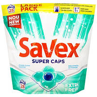 Гель в капсулах "SAVEX Super Caps Extra Fresh" 28шт. Універсал