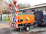 Причеп з тентом та попереджувальною таблицею, фото 5