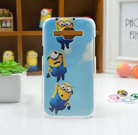 Чохол для Samsung Galaxy J2/ J200 панель накладка з малюнком міньйони