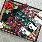 Шкарпетки -чешки жіночі махрові короткі р. 36-40 ДУЕТ орнамент асорті 30033468, фото 2