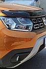 Дефлектор капоту для Dacia Duster 2018-2024 Полікарбонат, фото 3