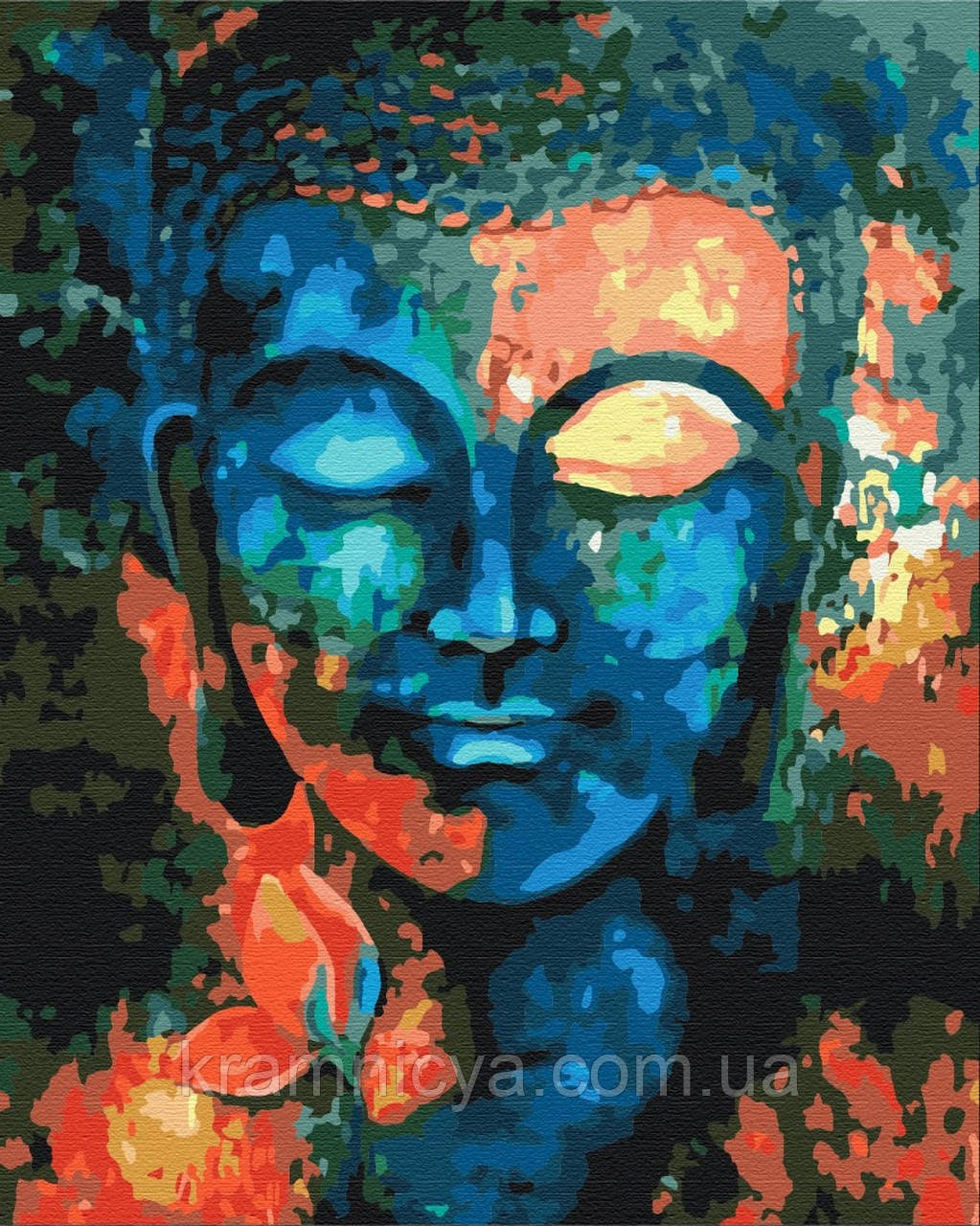 Картина по номерам Цвет медитации, 40х50 Brushme (BS52138) - фото 1 - id-p1539087655