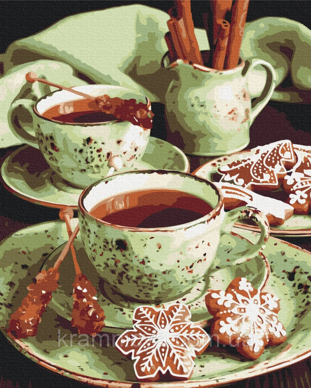 Картина за номерами М'ятні пряники, 40х50 Brushme (BS52724)