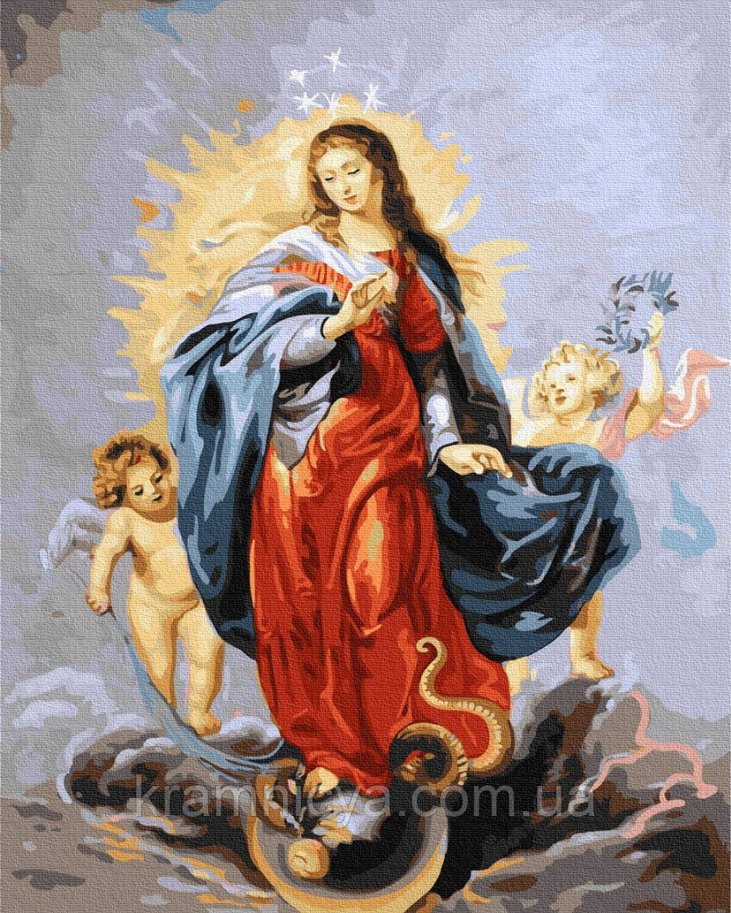 Картина по номерам Дева Мария, 40х50 Brushme (GX22348) - фото 1 - id-p1539087672