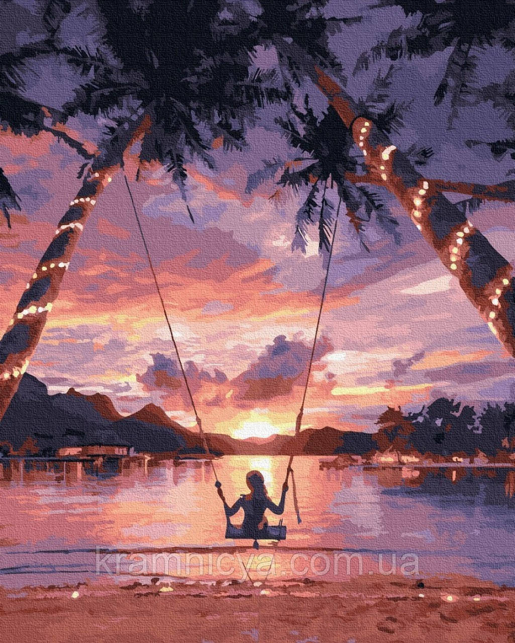Картина за номерами Райська насолода, 40х50 Brushme (GX29710)