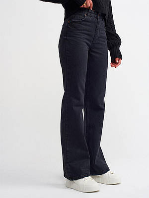 Джинси палаццо чорні, джинси жіночі палаццо, чорні джинси 70143 (2000000069296)