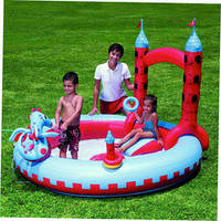 BESTWAY Ігровий центр "Замок Дракона", 221х193х150 см. Дитячий надувний басейн: 53037 