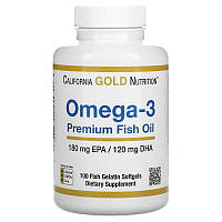 Омега-3 (рыбий жир премиального качества) (100 капсул)
