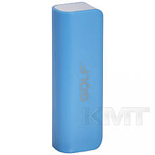 Golf GF801 Power Bank -2600 mAh — Blue & White