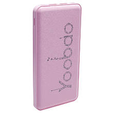 Бездротове зарядний пристрій Yoobao PL12 Lithium Polymer Power Bank — 12000 mAh — Pink