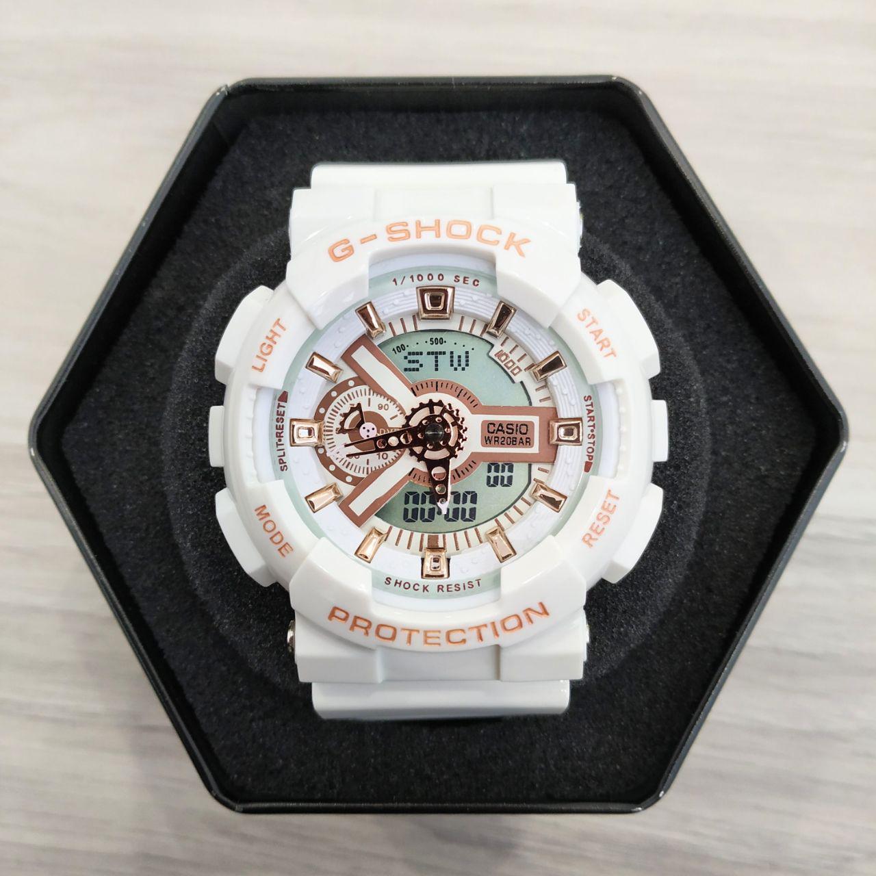 Casio G-Shock GA-110 White-Cuprum