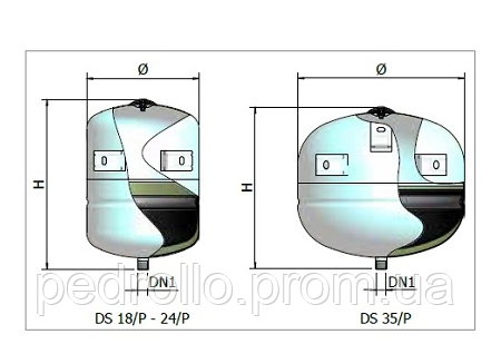 Расширительный бак для солнечных систем DS -8 ELBI - фото 3 - id-p242893587