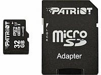 Карта памяти microSDHC 32GB Patriot LX Series Class 10 UHS-I (PSF32GMDC10)