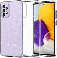 Чохол Spigen для Samsung Galaxy A72 — Liquid Crystal Glitter, Crystal Quartz (ACS02326)