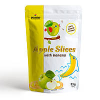 Чіпси яблучні сушені з бананом Apple Slices, 33 г