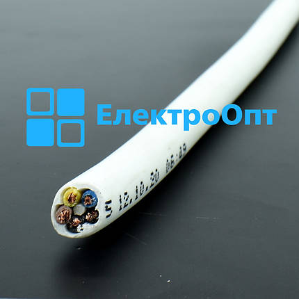 Провід Каблекс Україна білий ПВС 5х4,0, фото 1