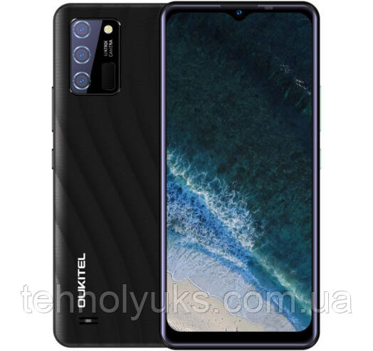 Смартфон Oukitel C25 4/32 Gb Black, 13+0.3+0.3/8 Мп, 6.52" IPS, 2 sim, 4G, 5000 mAh, 8 ядер, фото 1