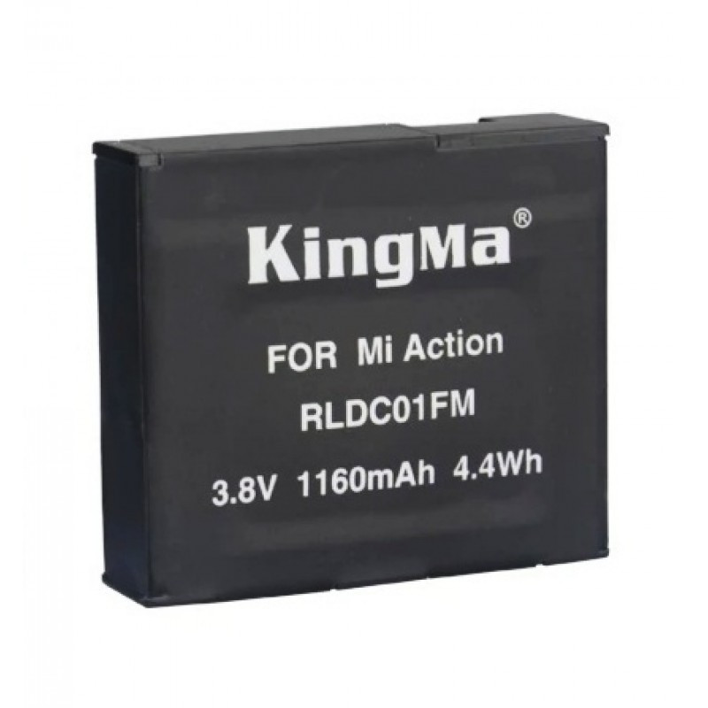 Акумулятор KingMa RLDC01FM для екшн камери XIAOMI MIJIA 4К (1160 ма)
