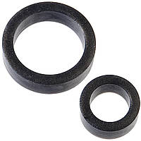 Набір ерекційних кілець Doc Johnson Platinum Premium Silicone - The C-Rings - Charcoal Feromon