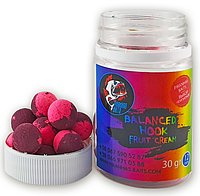 Бойли Piranhas Baits Balanced Hook Frut Cream 12mm 30gr