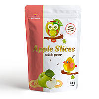 Яблучні чіпси сушені з грушею Apple Slices, 33 г