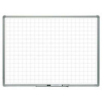 Маркерна дошка в клітинку UkrBoards 60х90см алюмінієва рама Біла (UB60x90Wk)