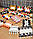 Дошка настрою Мудборд на підставці 60х30 см Чорний на підставці, покритої лаком Повний комплект, фото 4