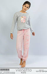 Комплект домашнього одягу для дівчинки: футболка довгий рукав+штани, VS