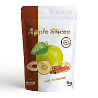 Чіпси яблучні сушені з корицею Apple Slices, 50 г