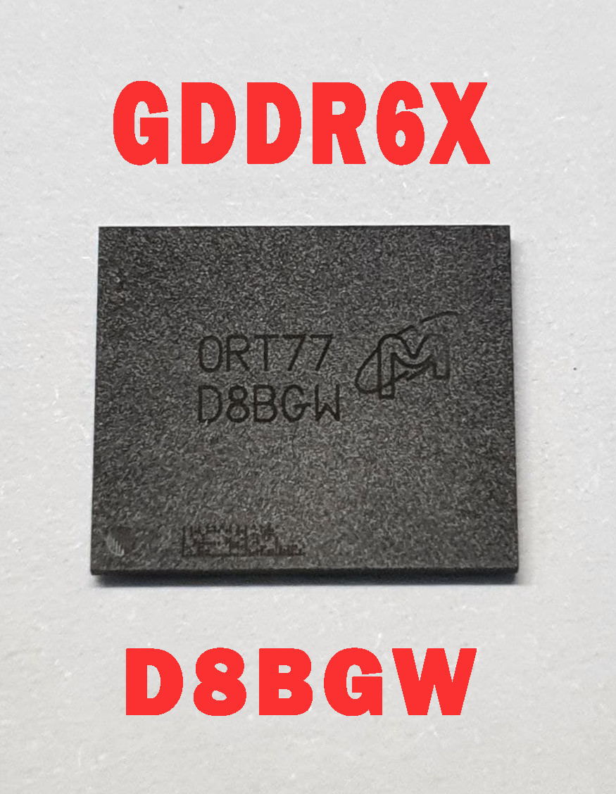 Мікросхема пам' яті GDR6X FBGA180 D8BGW (MT61K256JE-19:T)