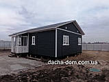 Каркасний Будинок для Дачі 7*9 с двома терасами, фото 4