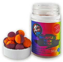 Бойл Piranhas Baits Balanced Hook Citrus 12mm 30gr