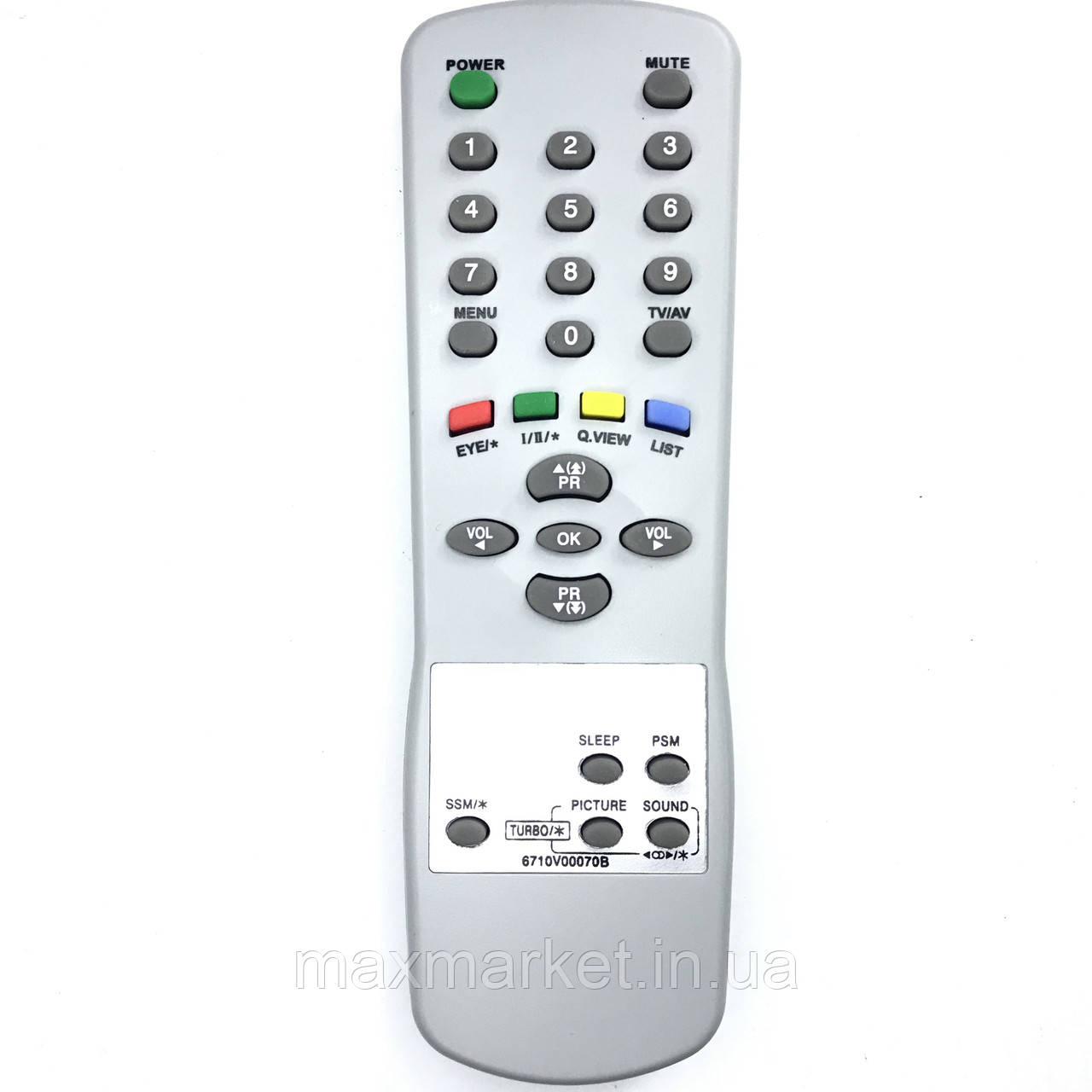 Пульт для телевізора ROLSEN 6710V00070B, фото 1