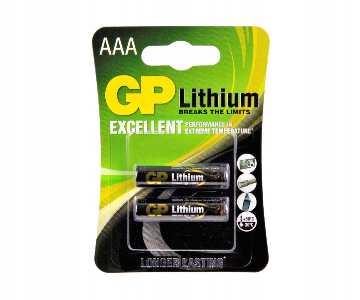 Батарейки AAA/FR03 GP Lithium (2шт.)