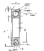 Підшипник 6000 RS, ZZ