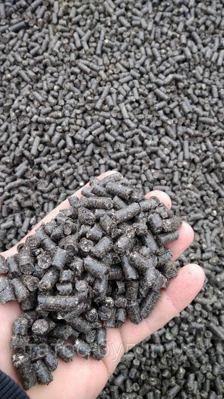 Пеллета паливна з лупзки соняшника Харків, у мішках 40 кг, фото 1