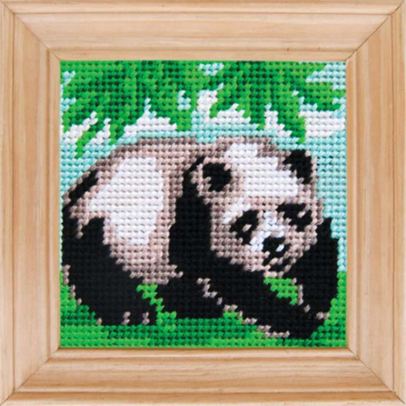 Набір для вишивання нитками B-08. ПАНДА, фото 1