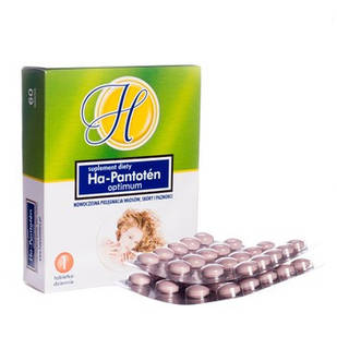 Ha-Pantoten Optimum вітаміни для волосся, нігтів, шкіри з кремнієм, мінералами, віта від Orkla (Данія), 60 таблеток