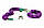 Якісні наручники Toy Joy (Гландія) Furry Fun, фіолетові, фото 3
