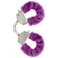 Якісні наручники Toy Joy (Гландія) Furry Fun, фіолетові