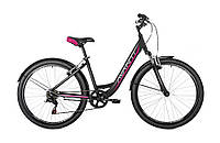Велосипед женский спортивный 26 Avanti Blanco 16 Lady 6 spd. черно-фиолетовый