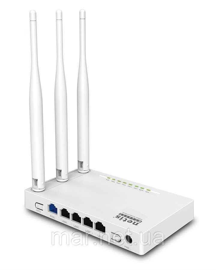 Маршрутизатор Netis WF2409E N300, 4xFE LAN, 1xFE WAN, 3x зовн. ант.