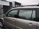 Вітровики, дефлектори вікон Toyota Land Cruiser Prado 120 2002-2009 (Hic), фото 4