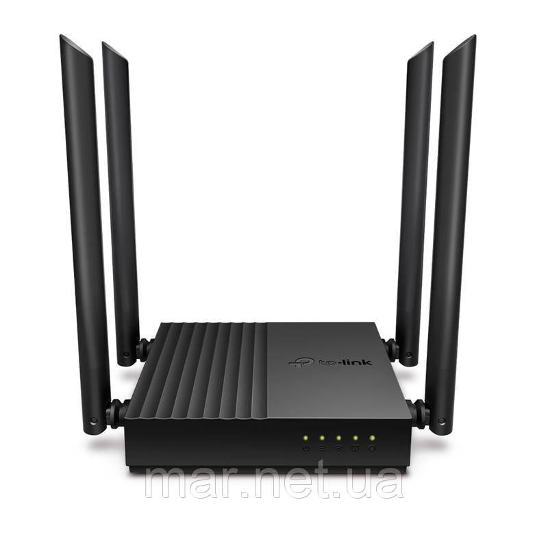 Маршрутизатор TP-LINK ARCHER A64 AC1200 4xGE LAN 1xGE WAN MU-MIMO